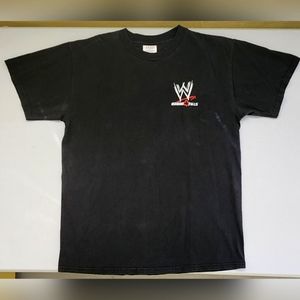 WWE Niagara Falls Hollywood Hulk Hogan Large Black Cotton T-shirt 2002